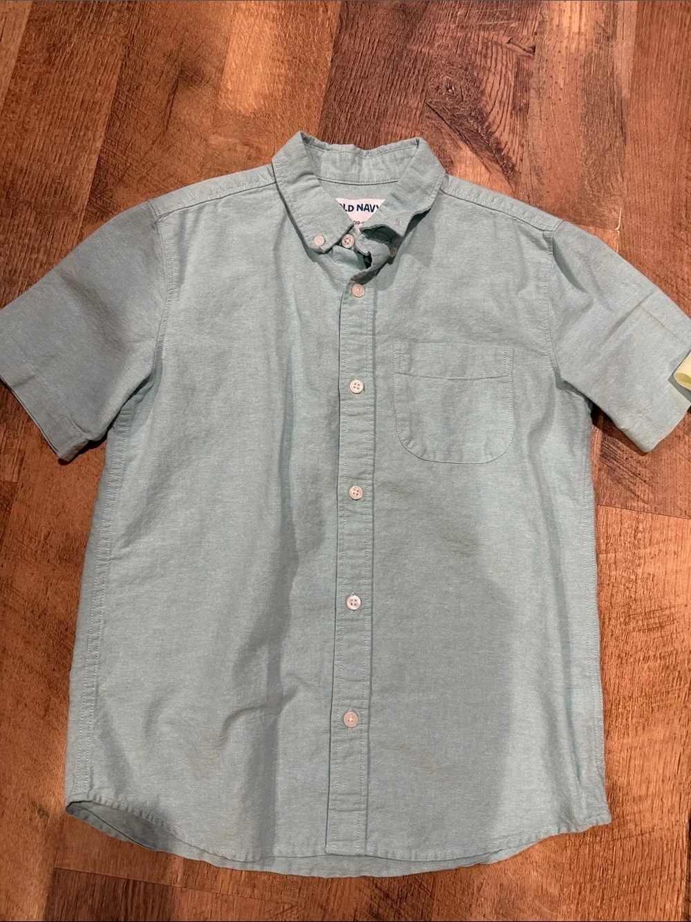 Boys' Short-Sleeve Button-Up Shirt & Polo - Size L
